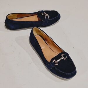 I Love Comfort Women's Elegant Navy Blue Slip On Loafers Size 7